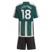 Manchester United Casemiro #18 Replika Babykläder Borta matchkläder barn 2023-24 Korta ärmar (+ Korta byxor)